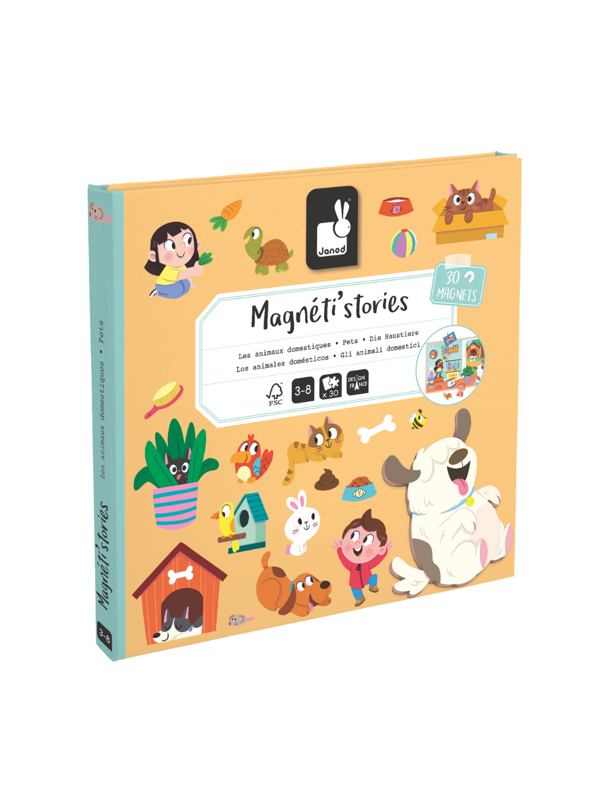 Pets Magneti'stories Book Arts & Crafts Janod