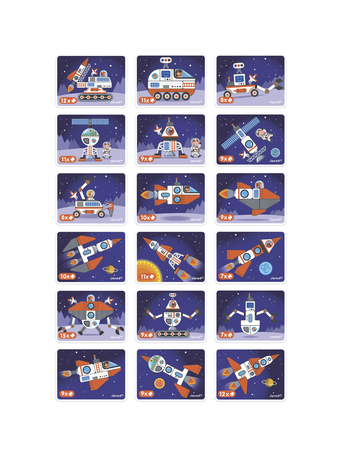 Space Magneti'book Arts & Crafts Janod