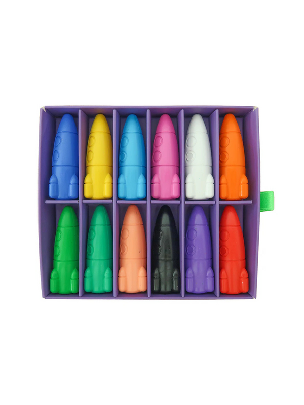 Lost in Space Rocket Ship Crayon Set Arts & Crafts Jollity & Co. + Daydream Society