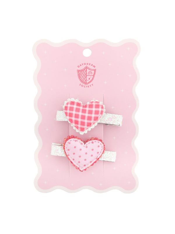 Heart Hair Clip Set