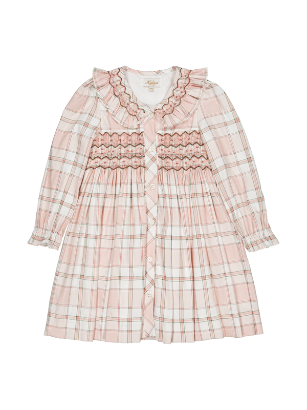 Adeline Smocked Tartan Dress