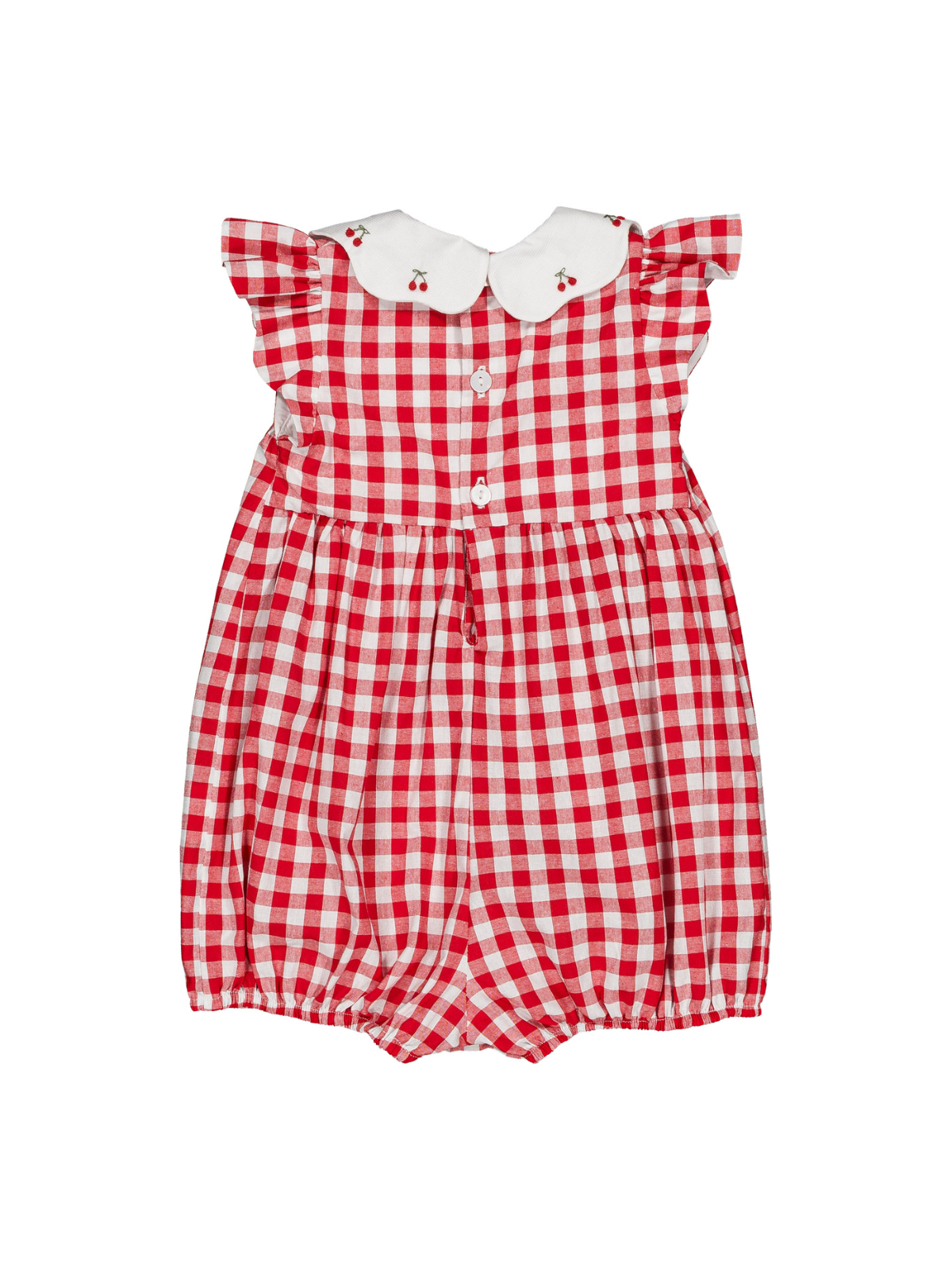 Charlotte Gingham Romper Rompers Kidiwi