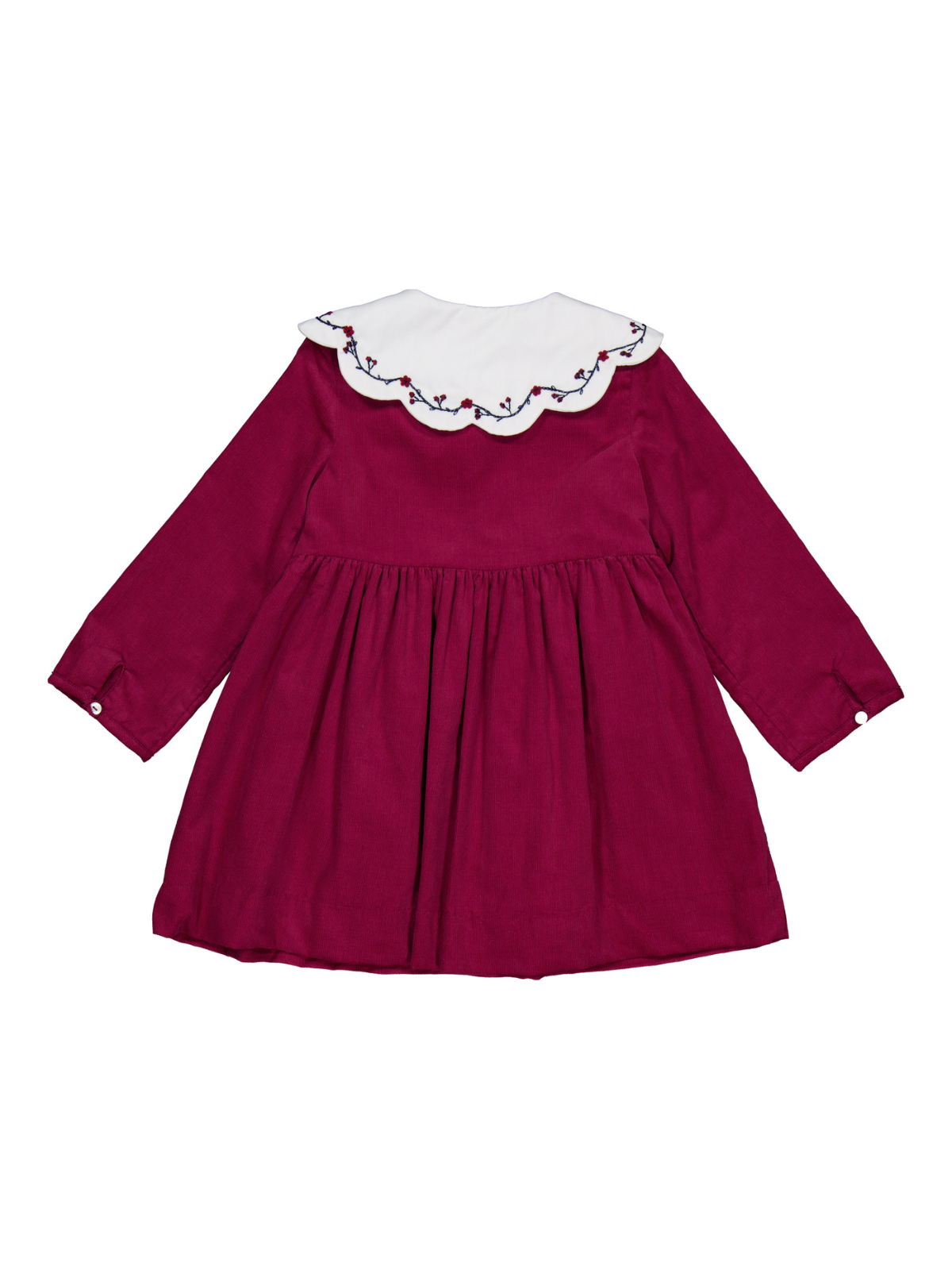 Colette Embroidered Long Sleeve Dress Dresses Kidiwi