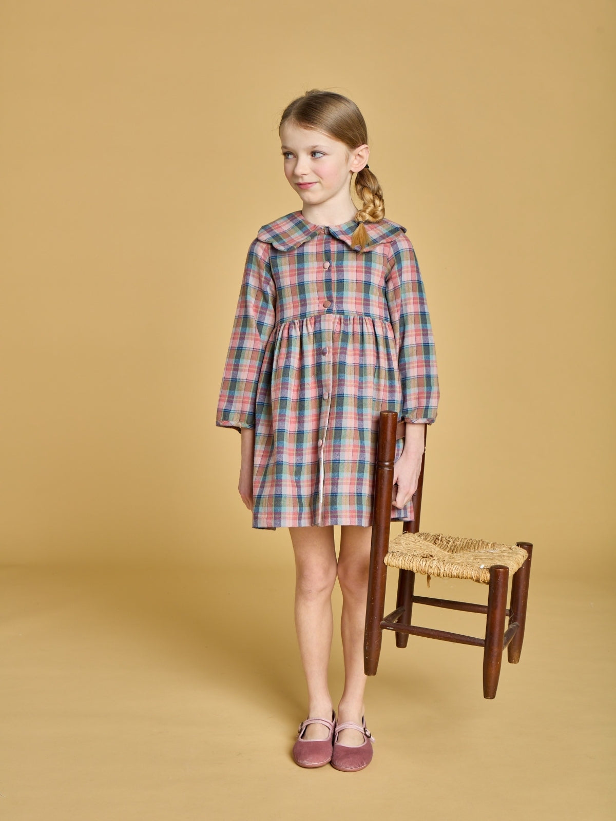 Colette Tartan Dress Dresses Kidiwi