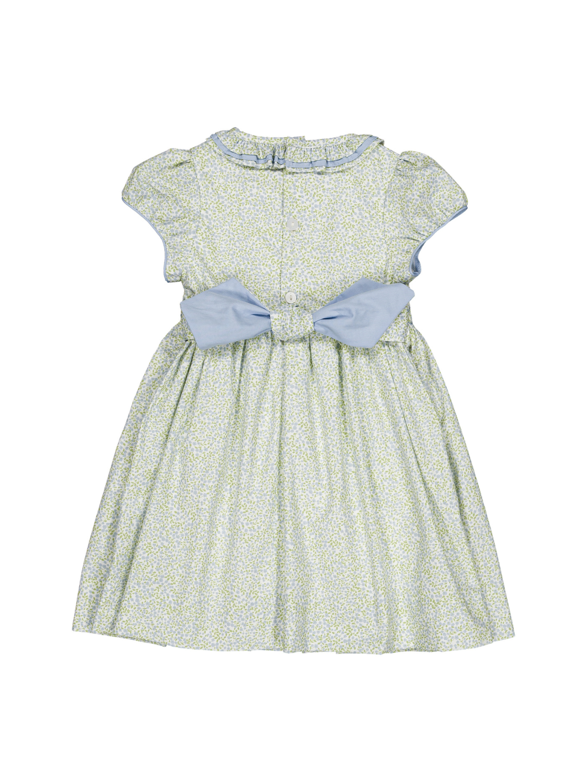 Hars Smocked Little Blue Dress Dresses Kidiwi