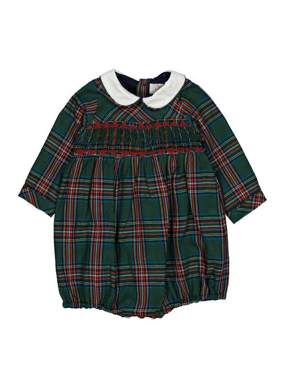Jeannot Smocked Holiday Romper