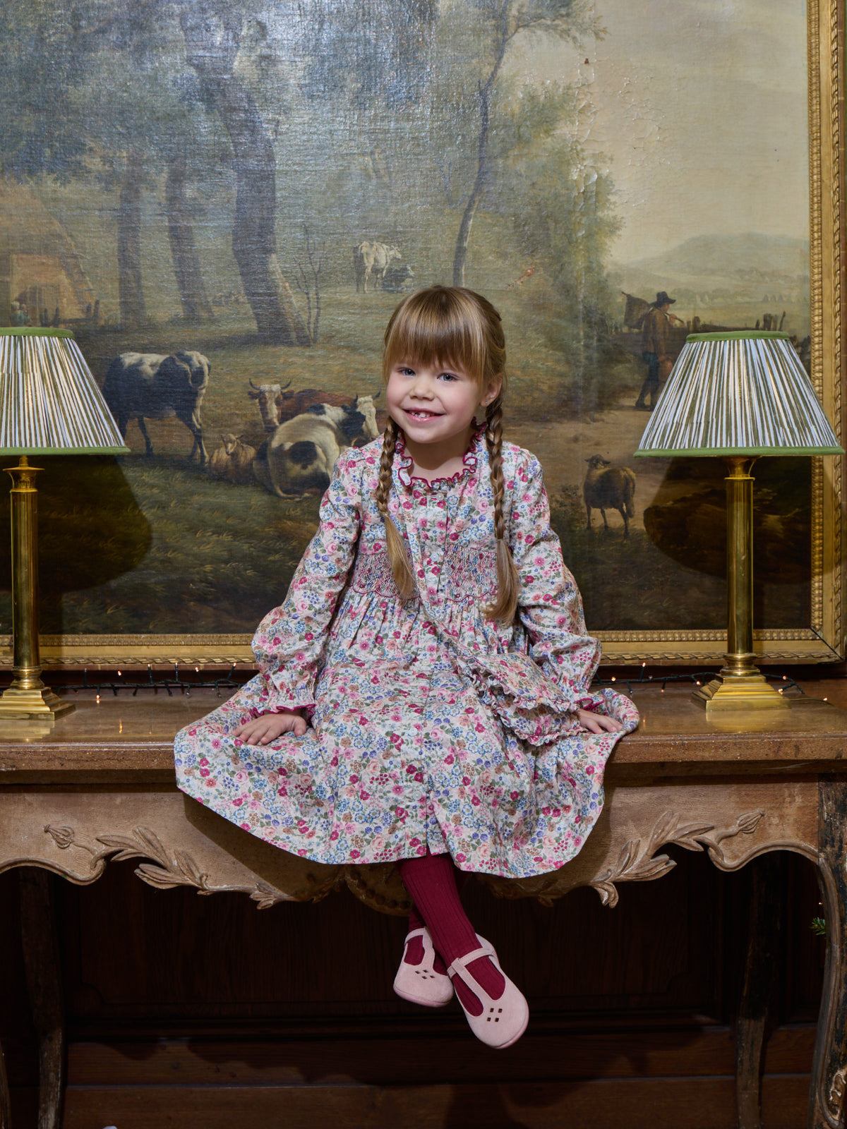 Lola Smocked Dress Dresses Kidiwi