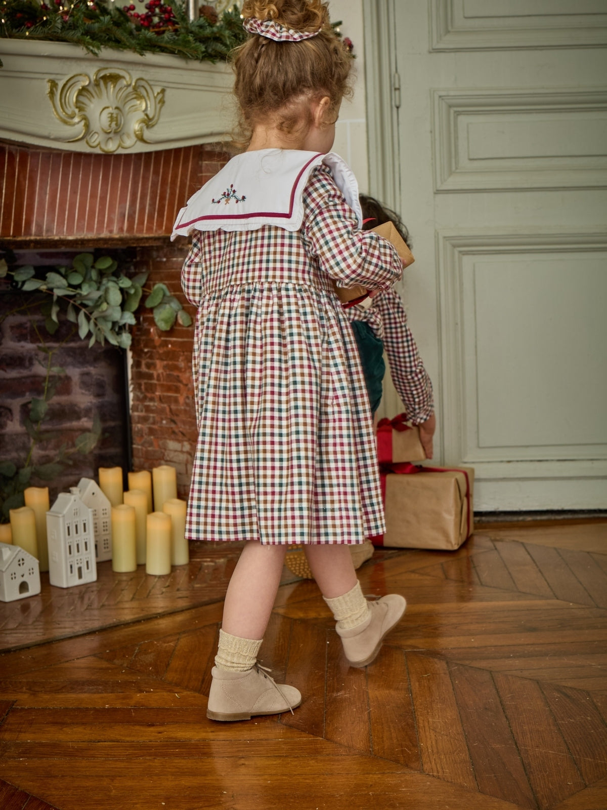 【soor ploom】Edith Dress Gingham 4y Soor Ploom Edith Dress - Meadow Print – Casp Baby Mommy & Me