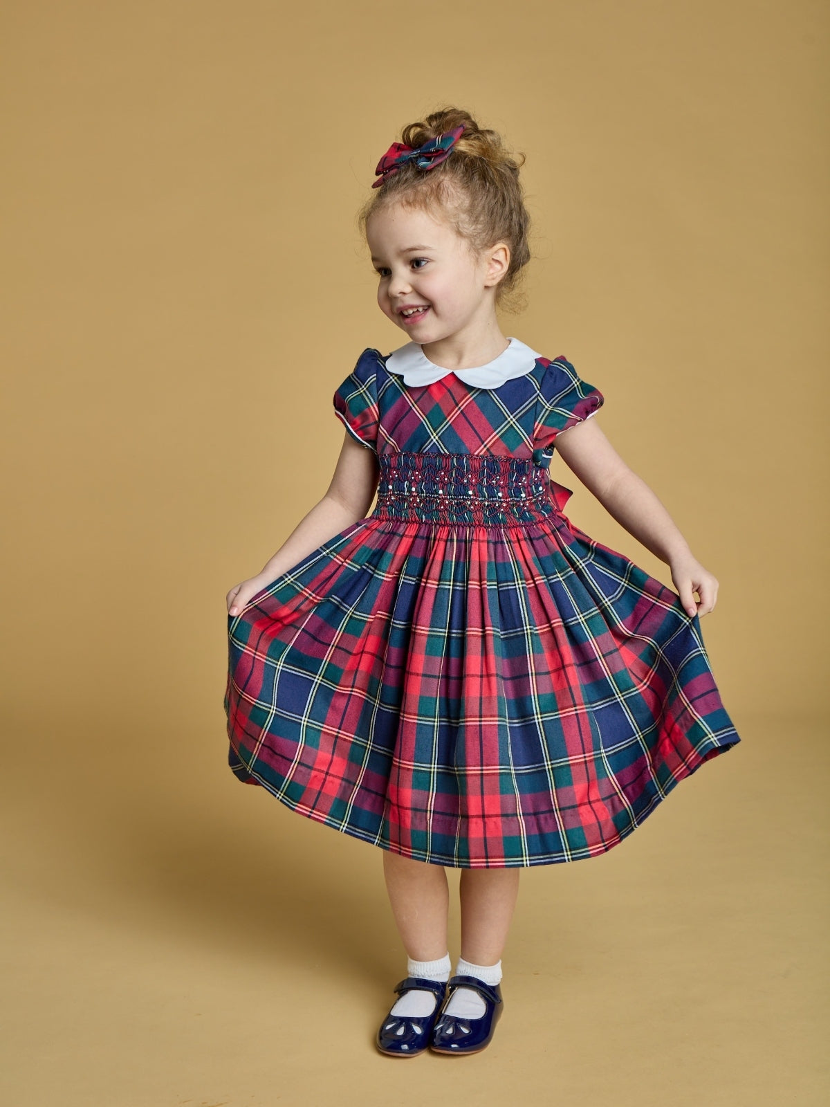 Ritha Smocked Dress Dresses Kidiwi
