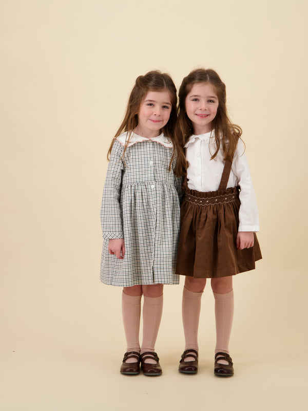Vanille Check Dress Dresses Kidiwi