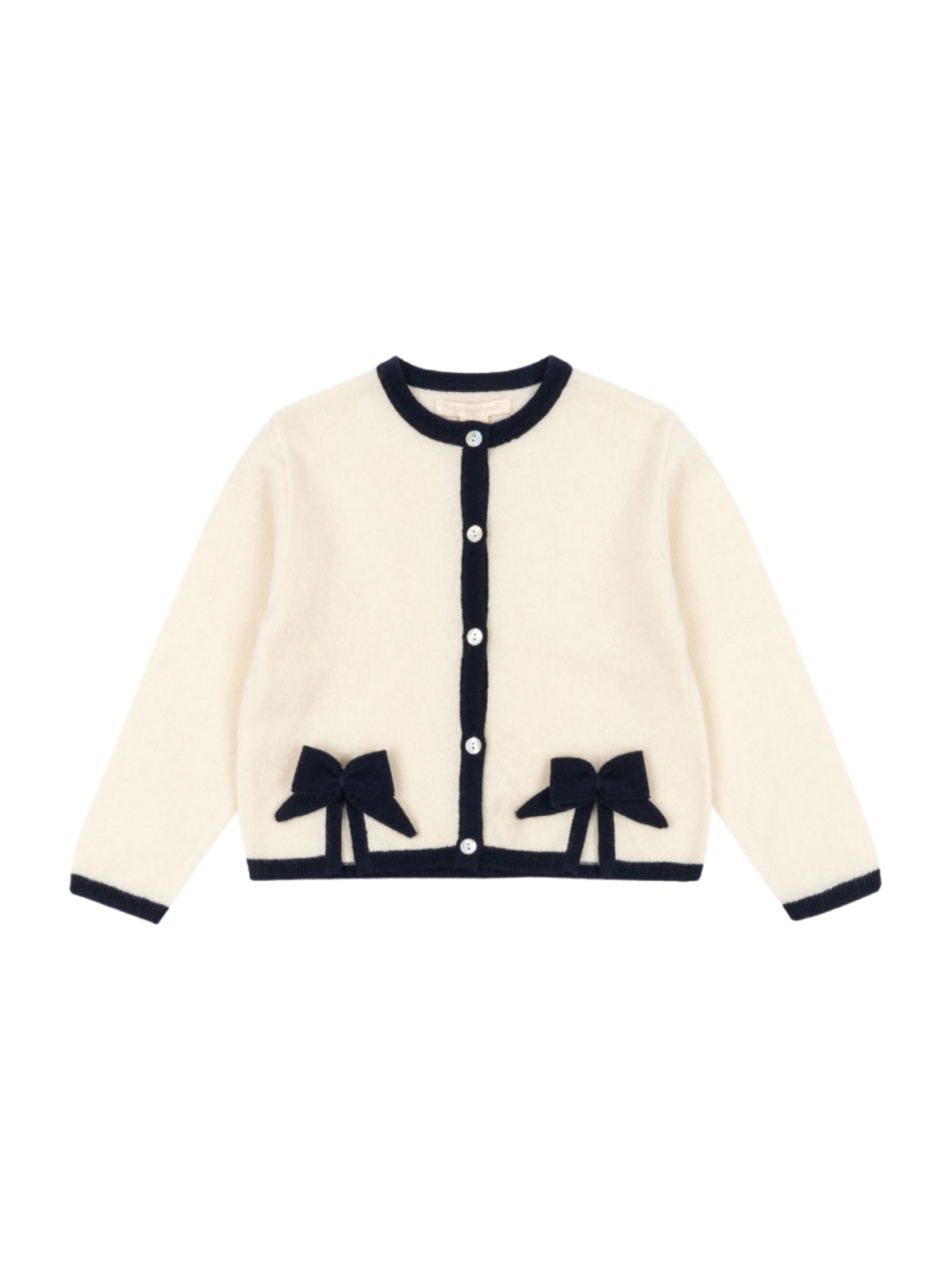 Alette Bow Cardigan Sweaters Konges Sløjd Etoile 18M