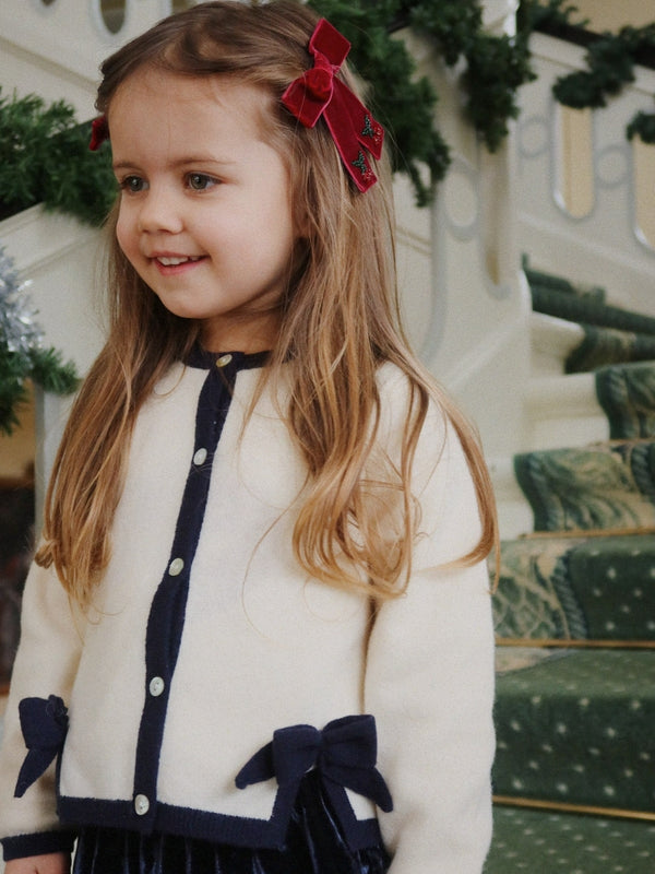 Alette Bow Cardigan Sweaters Konges Sløjd