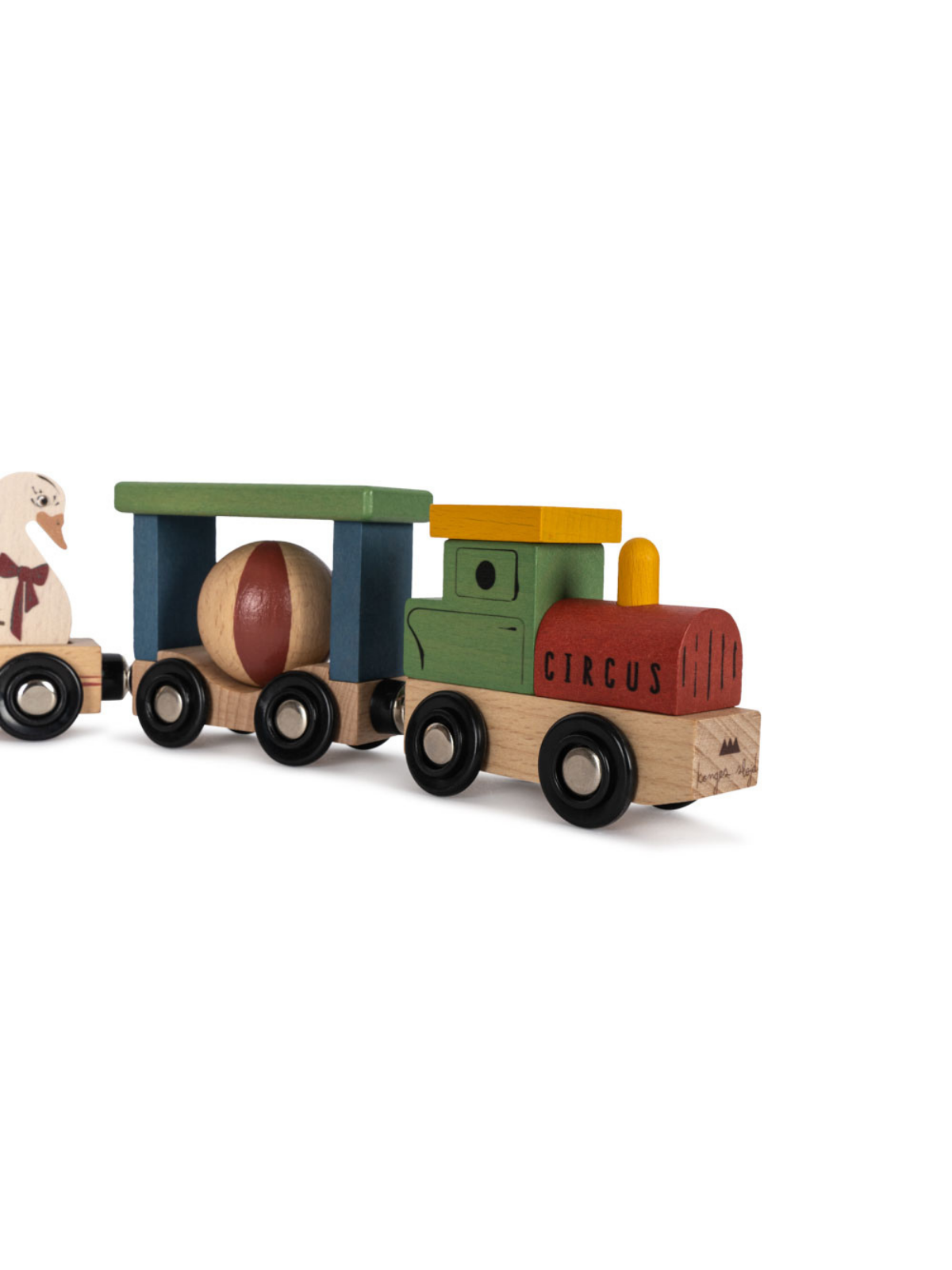Animal Magnetic Train Set Pretend Play Konges Sløjd