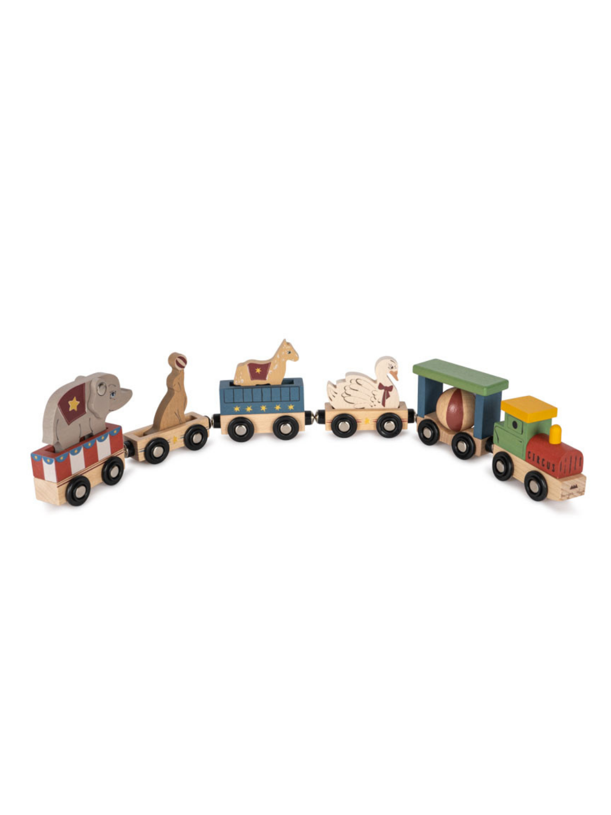Animal Magnetic Train Set Pretend Play Konges Sløjd