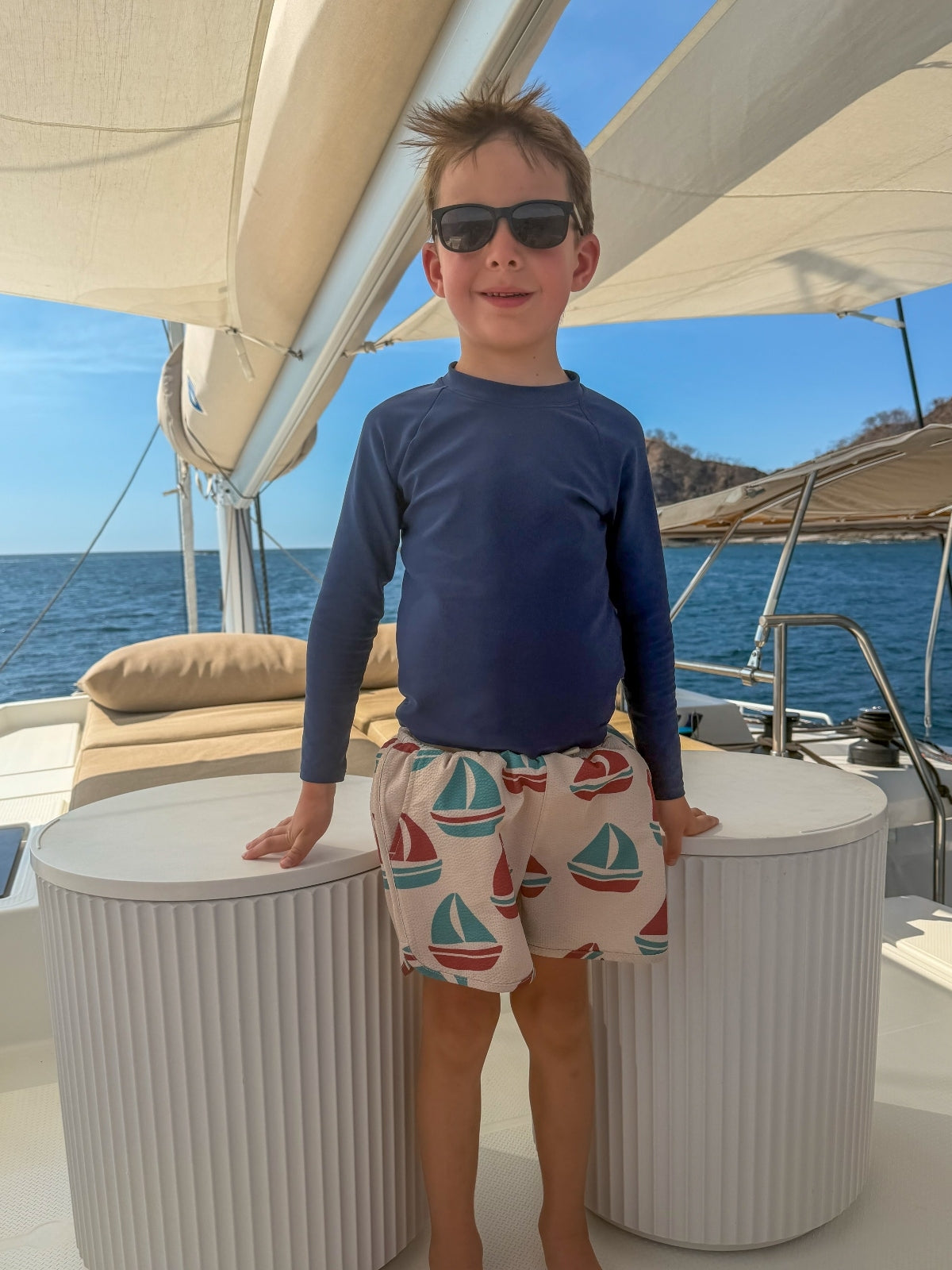 Asnou Sailboat Swim Shorts Swim Konges Sløjd