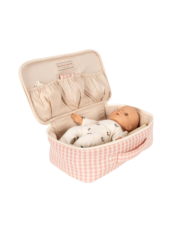 Baby Doll Nursery Suitcase Pretend Play Konges Sløjd