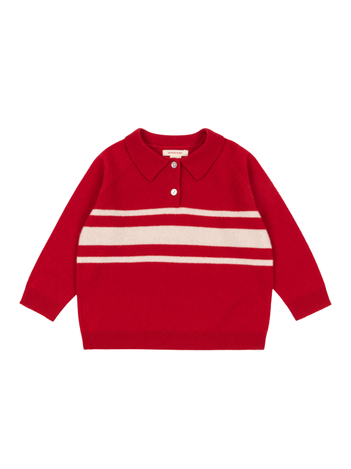 Basi Polo Sweater Sweaters Konges Sløjd Red 2Y