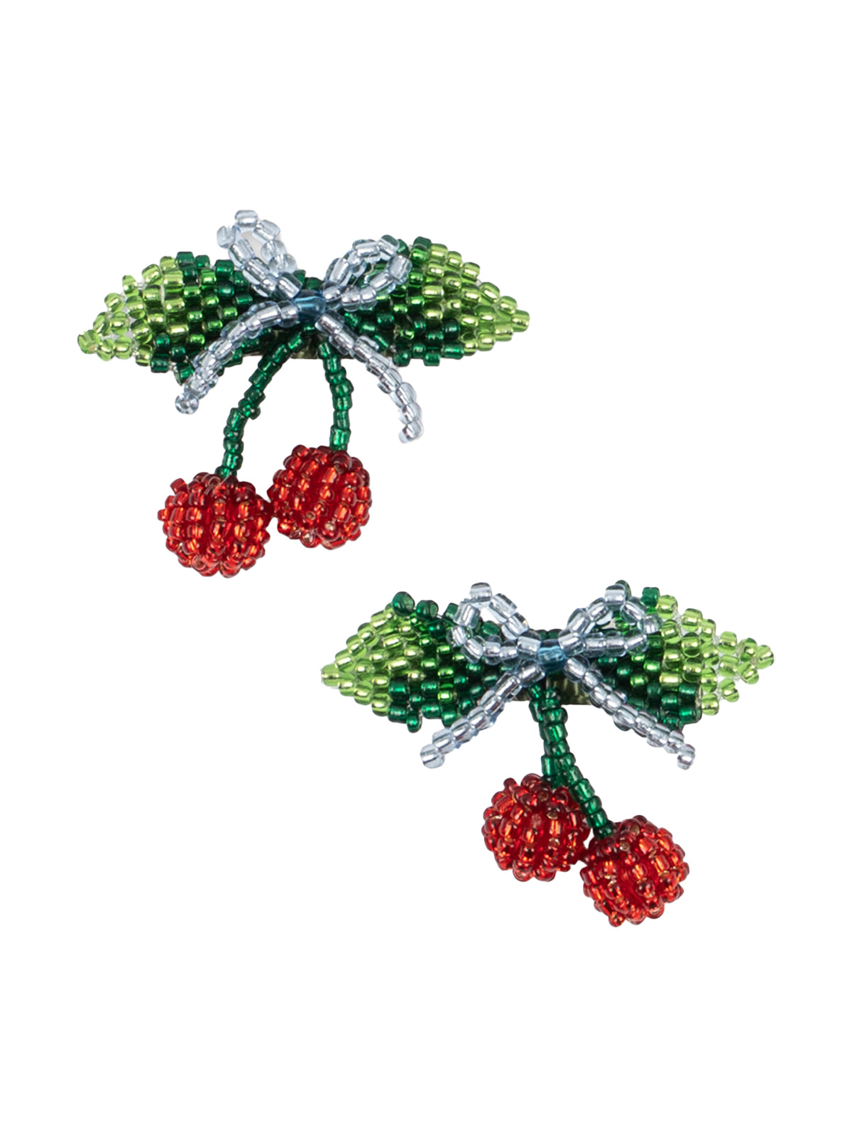 Beaded Cherry Hair Clip Set Hair Accessories Konges Sløjd