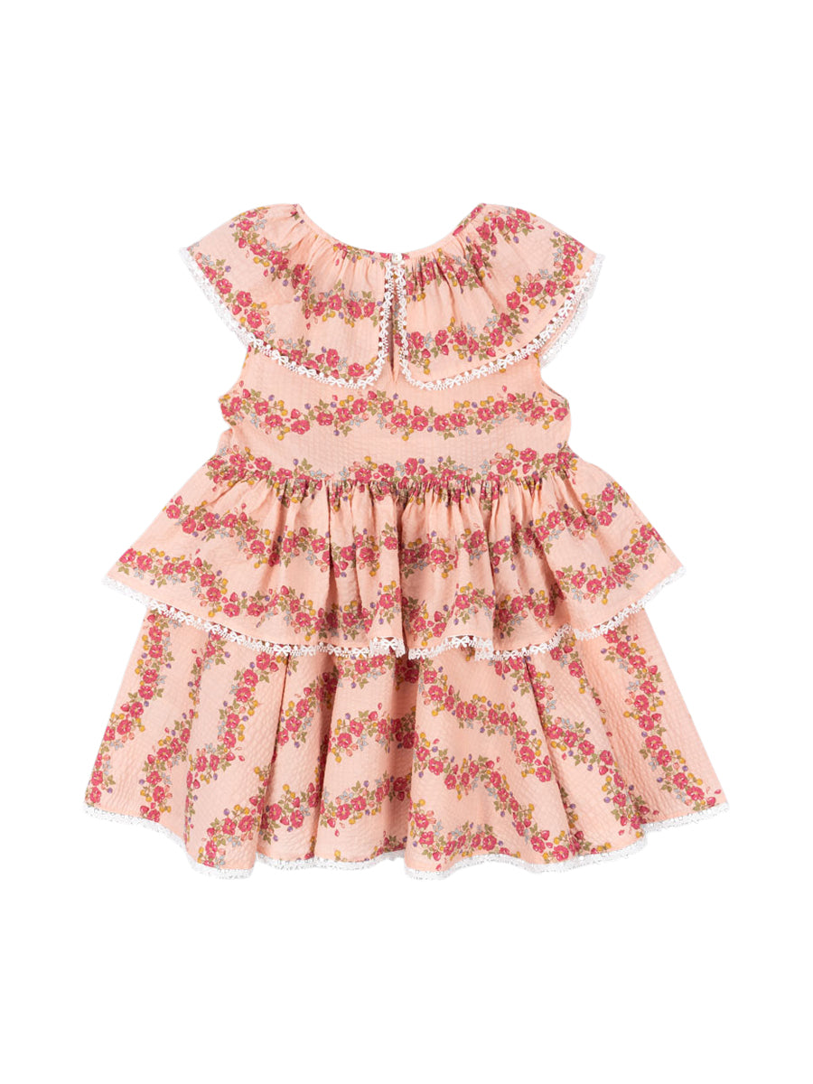 Bella Floral Frill Dress Dresses Konges Sløjd