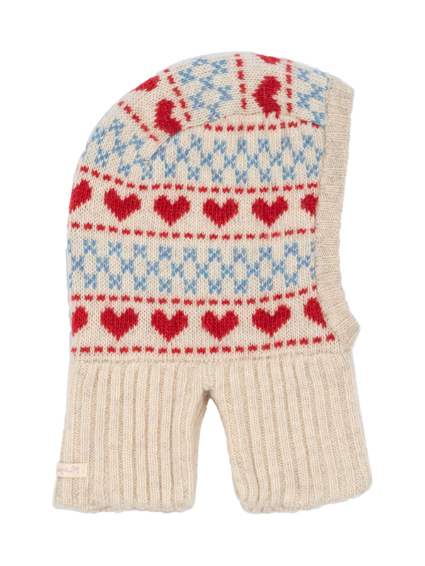 Belou Heart Balaclava Hats Konges Sløjd