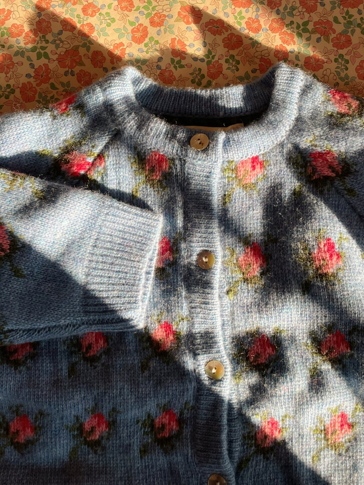 Belou Roses Cardigan Sweaters Konges Sløjd