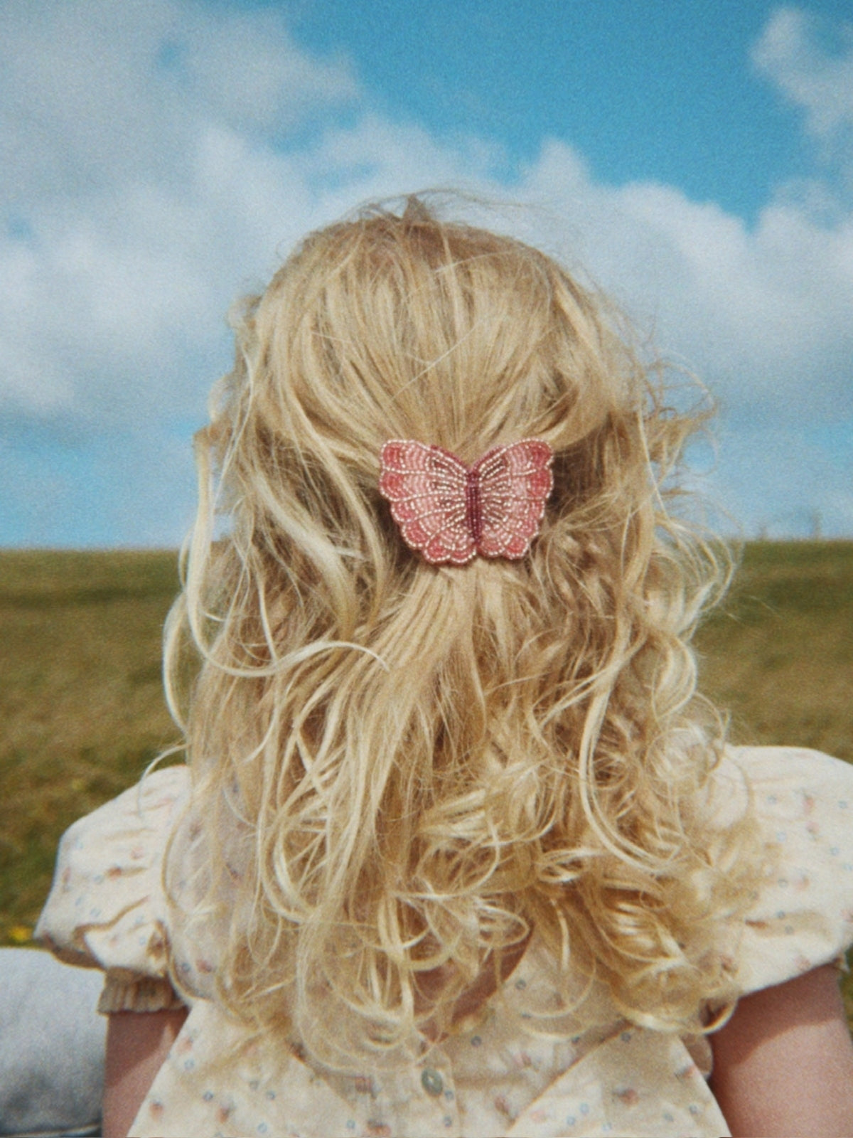 Butterfly Beaded Hair Clip Hair Accessories Konges Sløjd