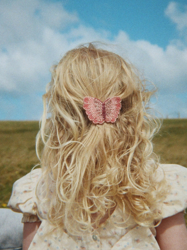 Butterfly Beaded Hair Clip Hair Accessories Konges Sløjd