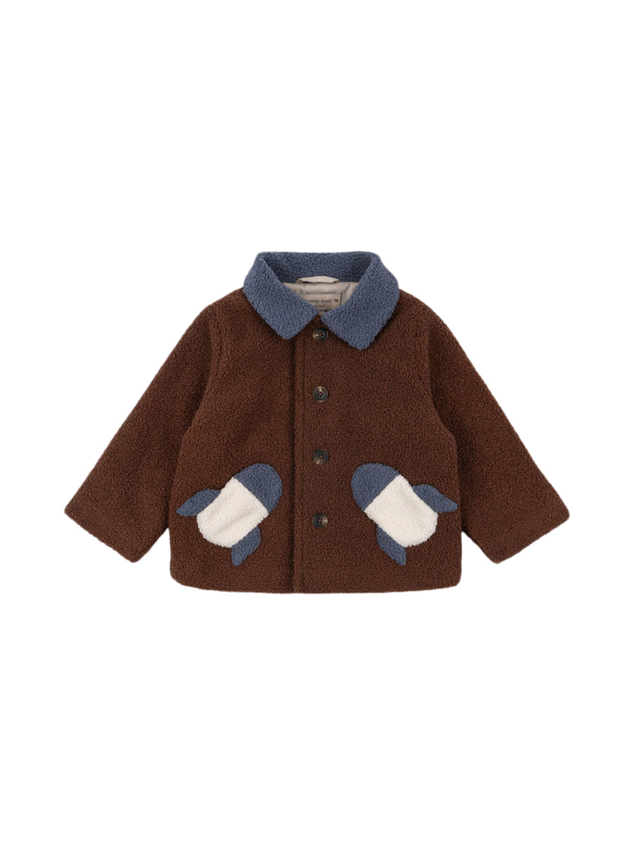 Calin Rocket Coat Outerwear Konges Sløjd Cappucino 2Y 