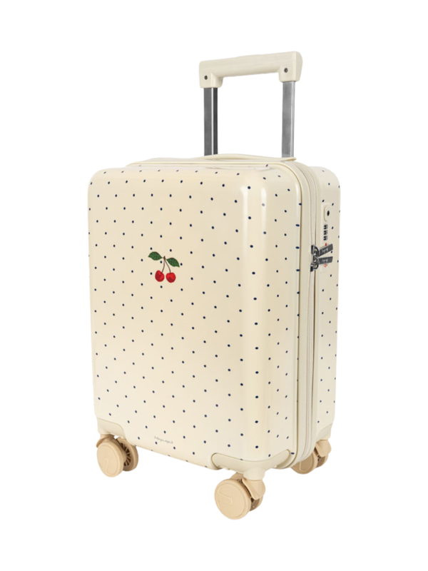 Cherry Dot Suitcase Bags Konges Sløjd Navy Dot