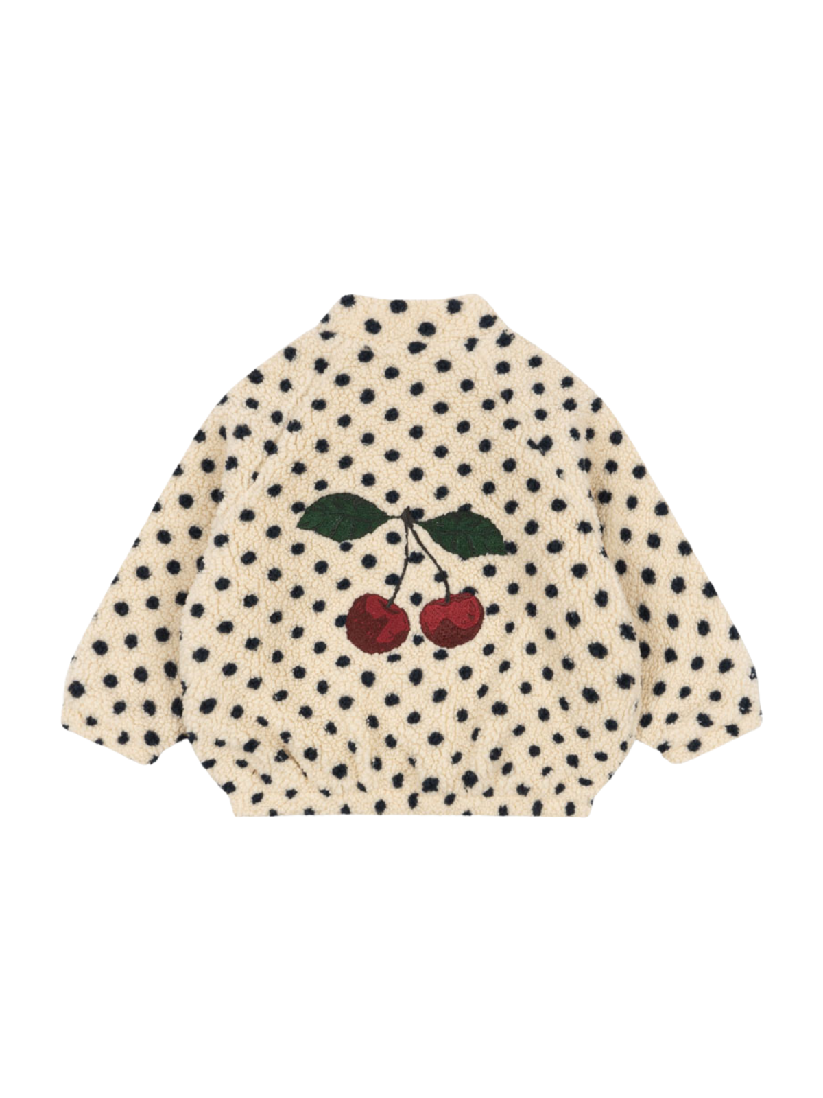 Cherry Embroidered Jody Teddy Jacket Outerwear Konges Sløjd