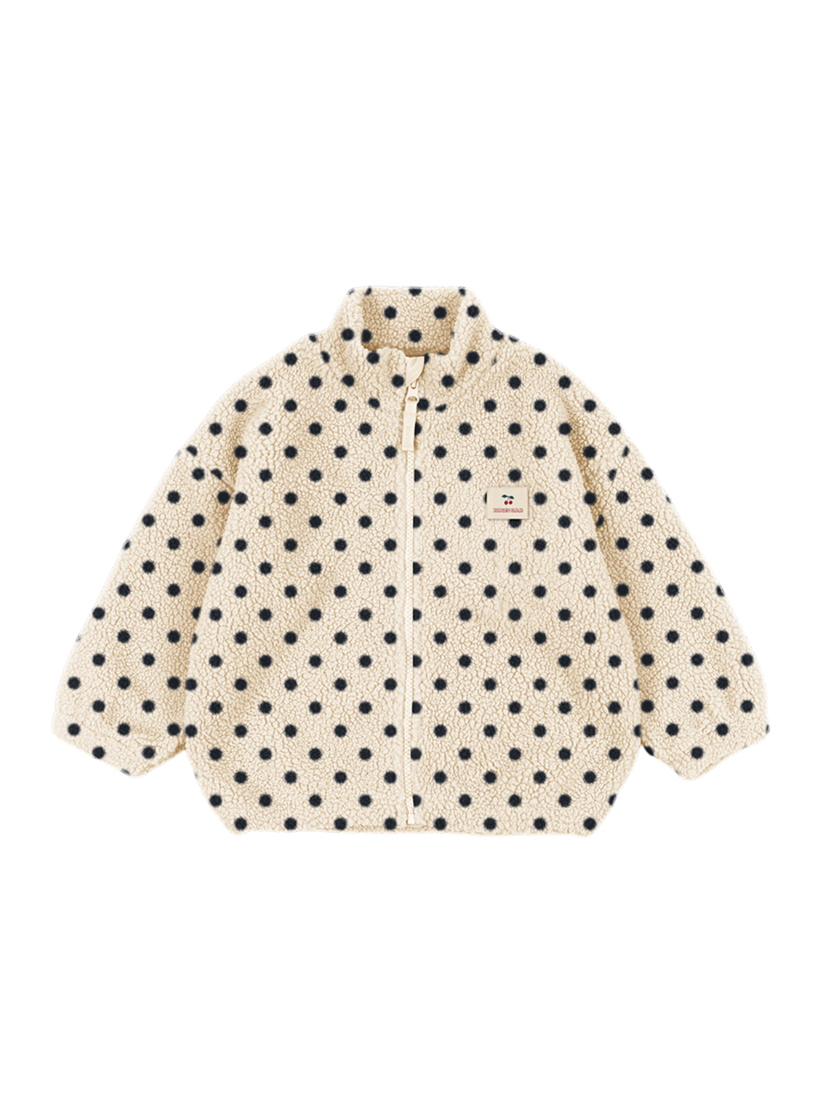 Cherry Embroidered Jody Teddy Jacket Outerwear Konges Sløjd Dot Lumiere 2Y