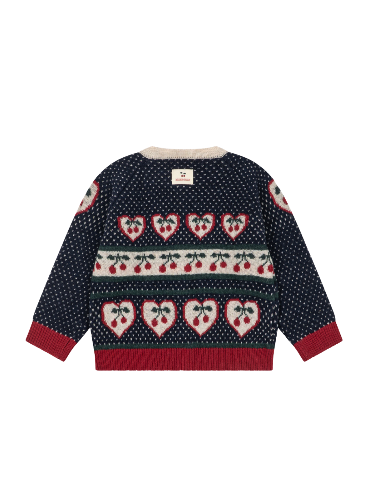 Cherry Hearts Cardigan Sweaters Konges Sløjd