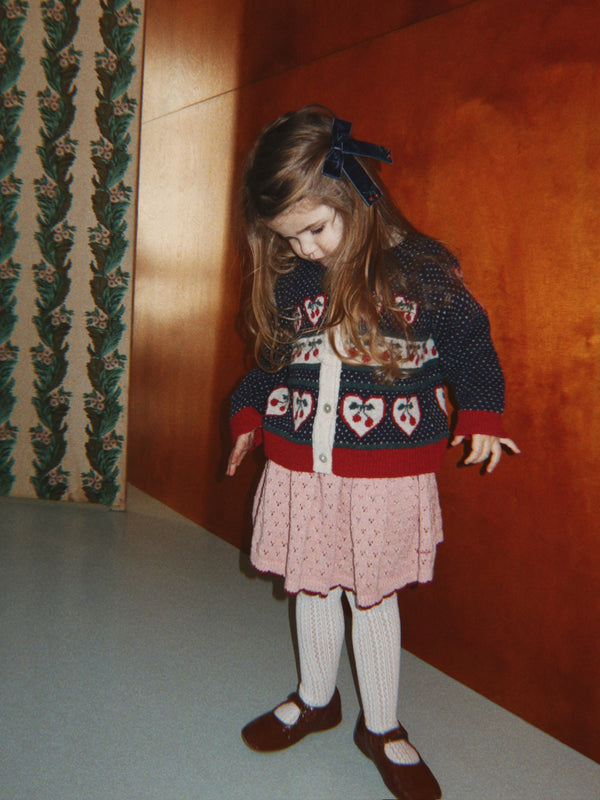 Cherry Hearts Cardigan Sweaters Konges Sløjd