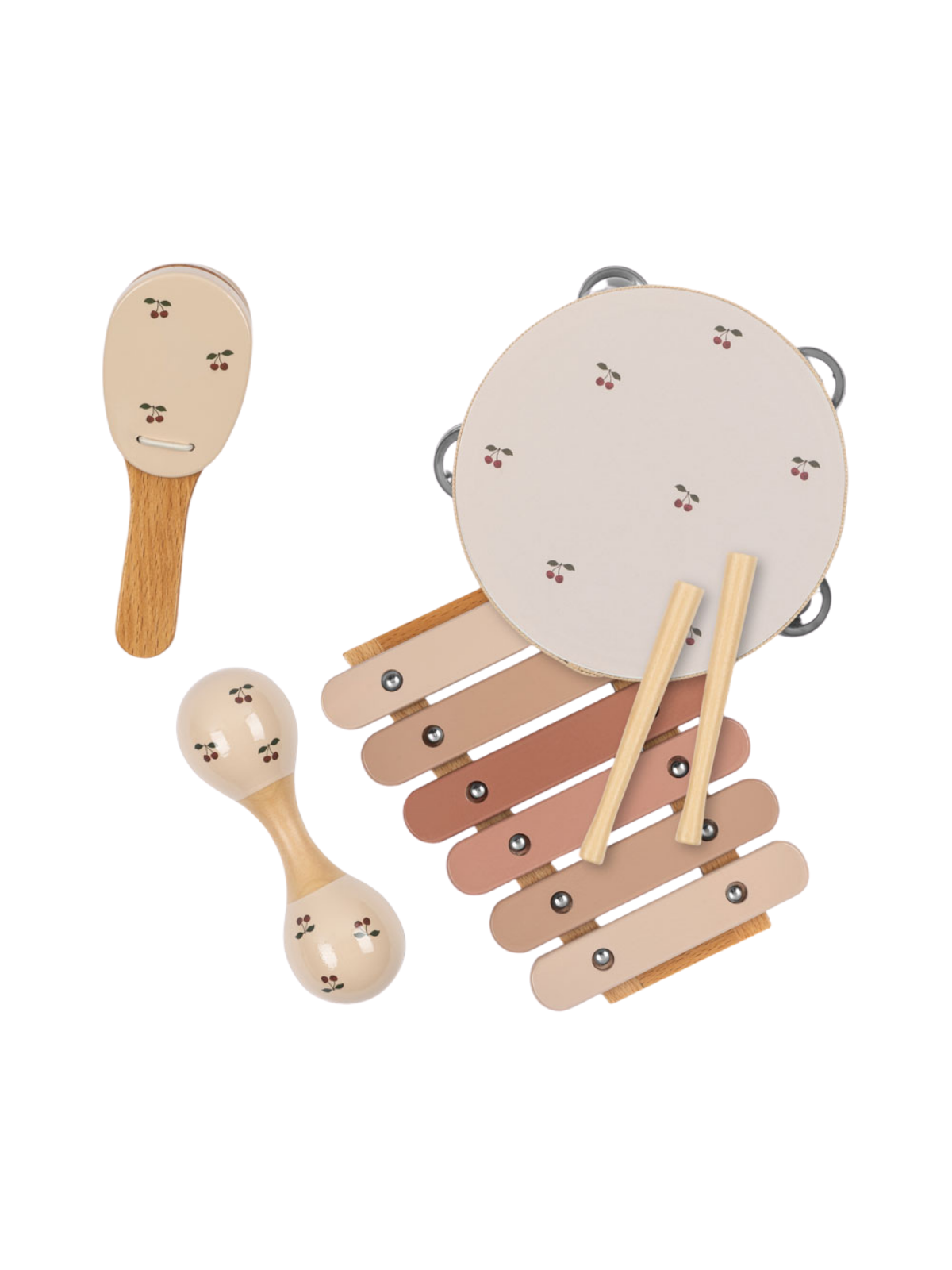 Cherry Music Set Pretend Play Konges Sløjd