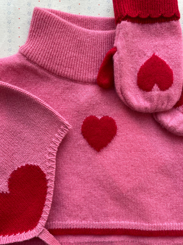 Collette Heart Neckwarmer Hats Konges Sløjd