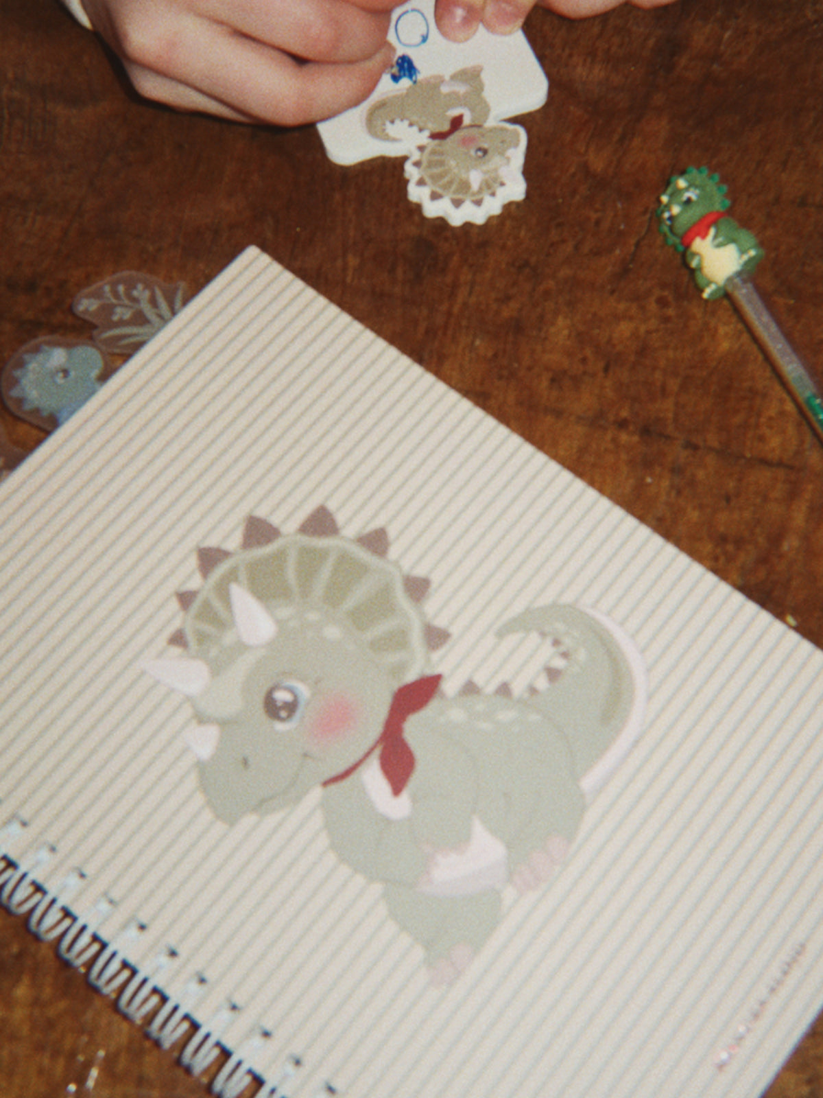 Dino Stationery Set Arts & Crafts Konges Sløjd