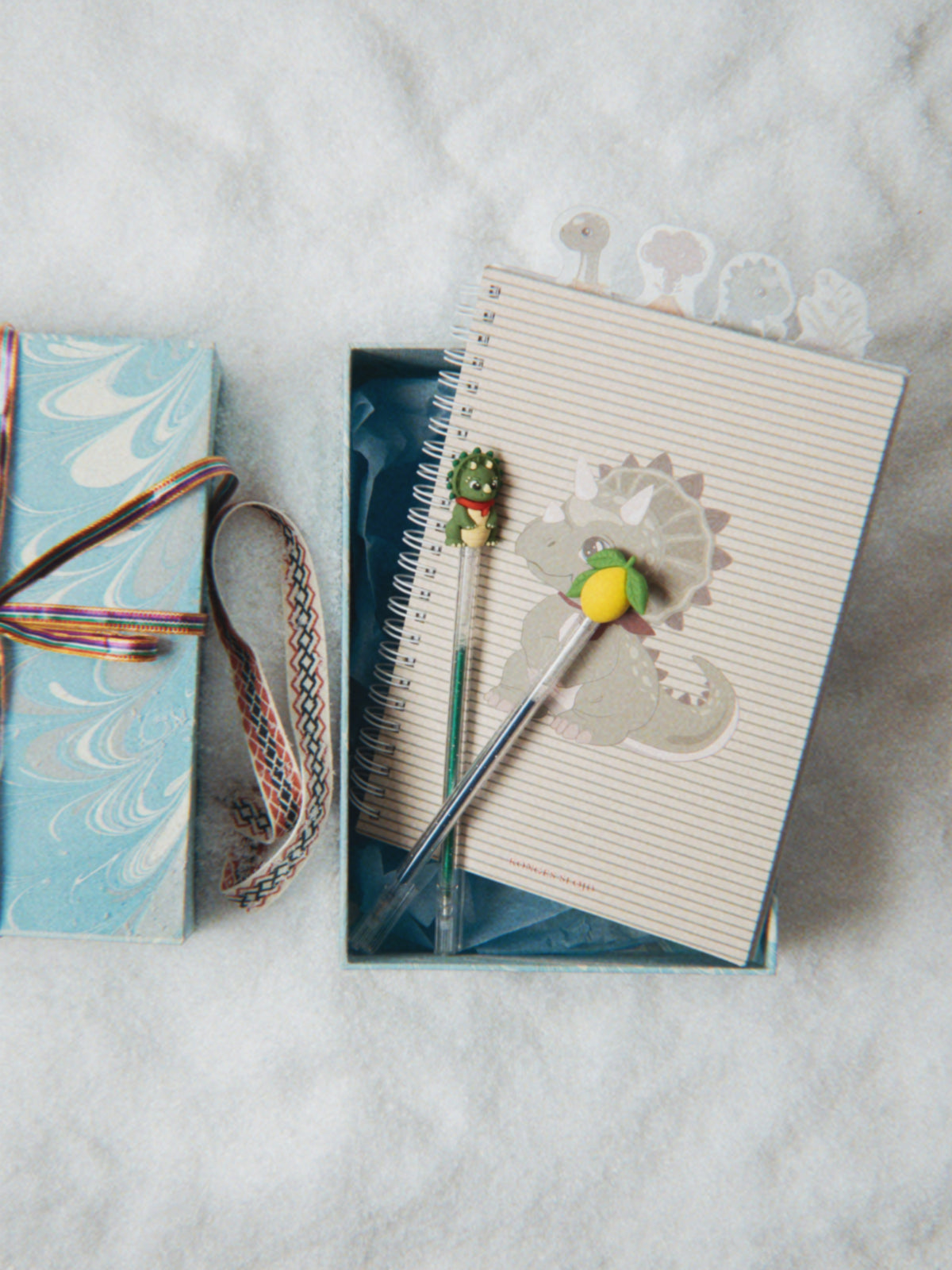 Dino Stationery Set Arts & Crafts Konges Sløjd