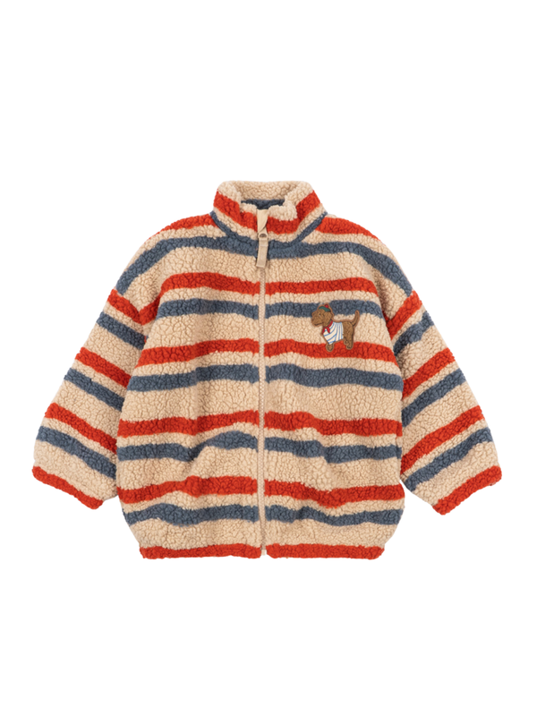 Embroidered Dog Jody Teddy Jacket