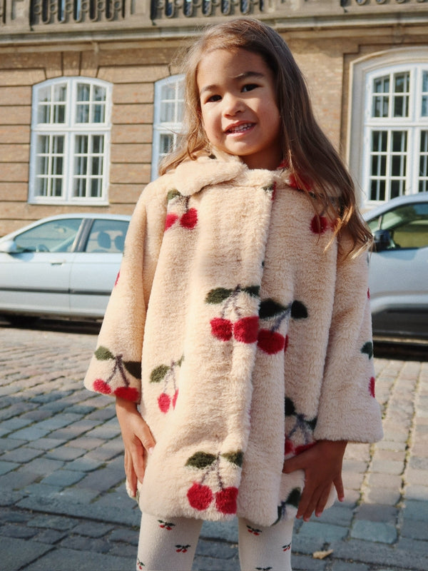 Faux Fur Cherry Coat Outerwear Konges Sløjd