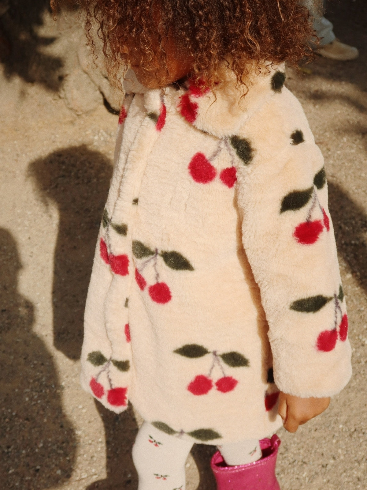 Faux Fur Cherry Coat Outerwear Konges Sløjd