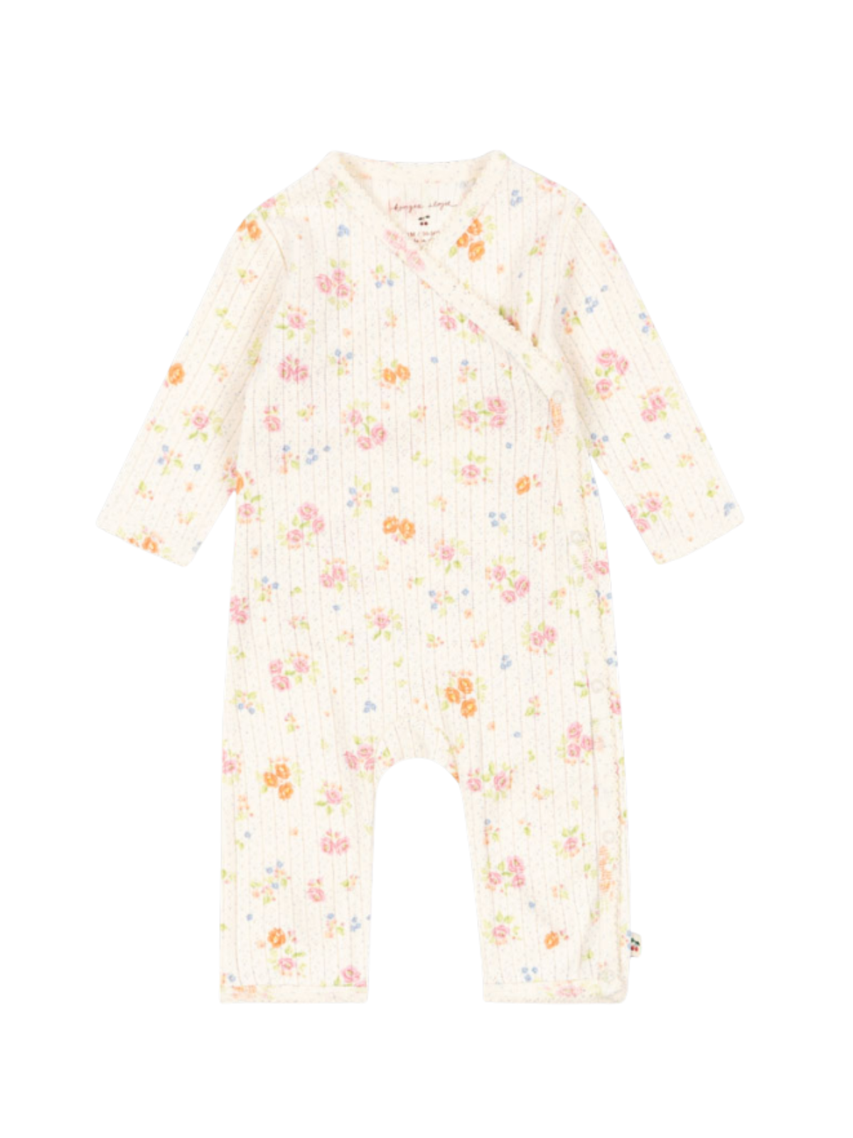 Floral Minnie Newborn Onesie Rompers Konges Sløjd Ivory 0-1M