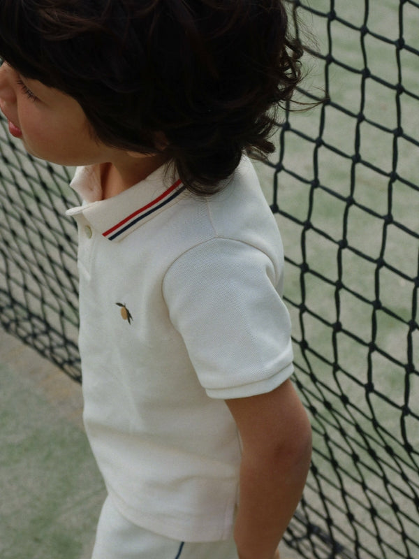 Florian Polo Set  - White