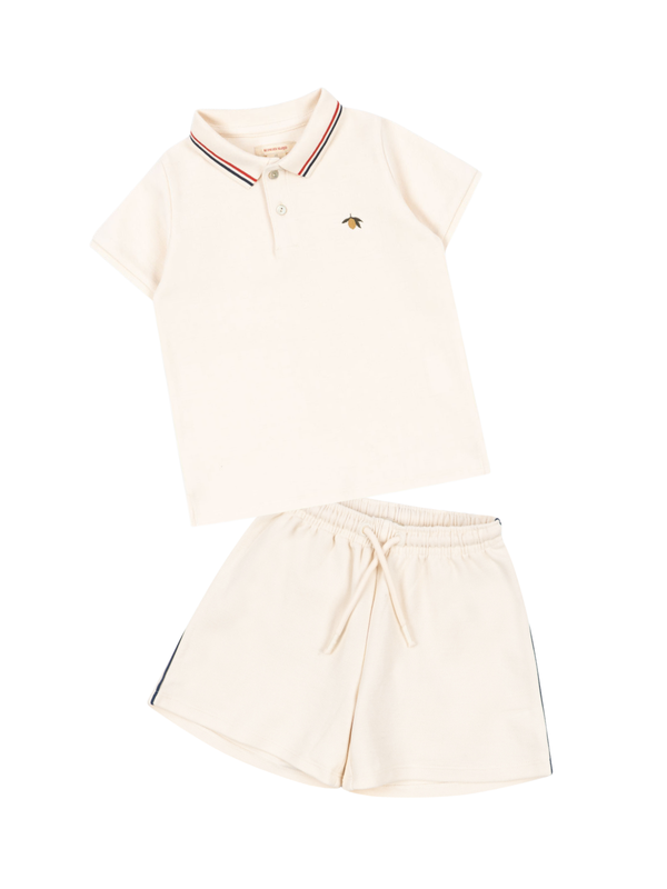 Florian Polo Set  - White
