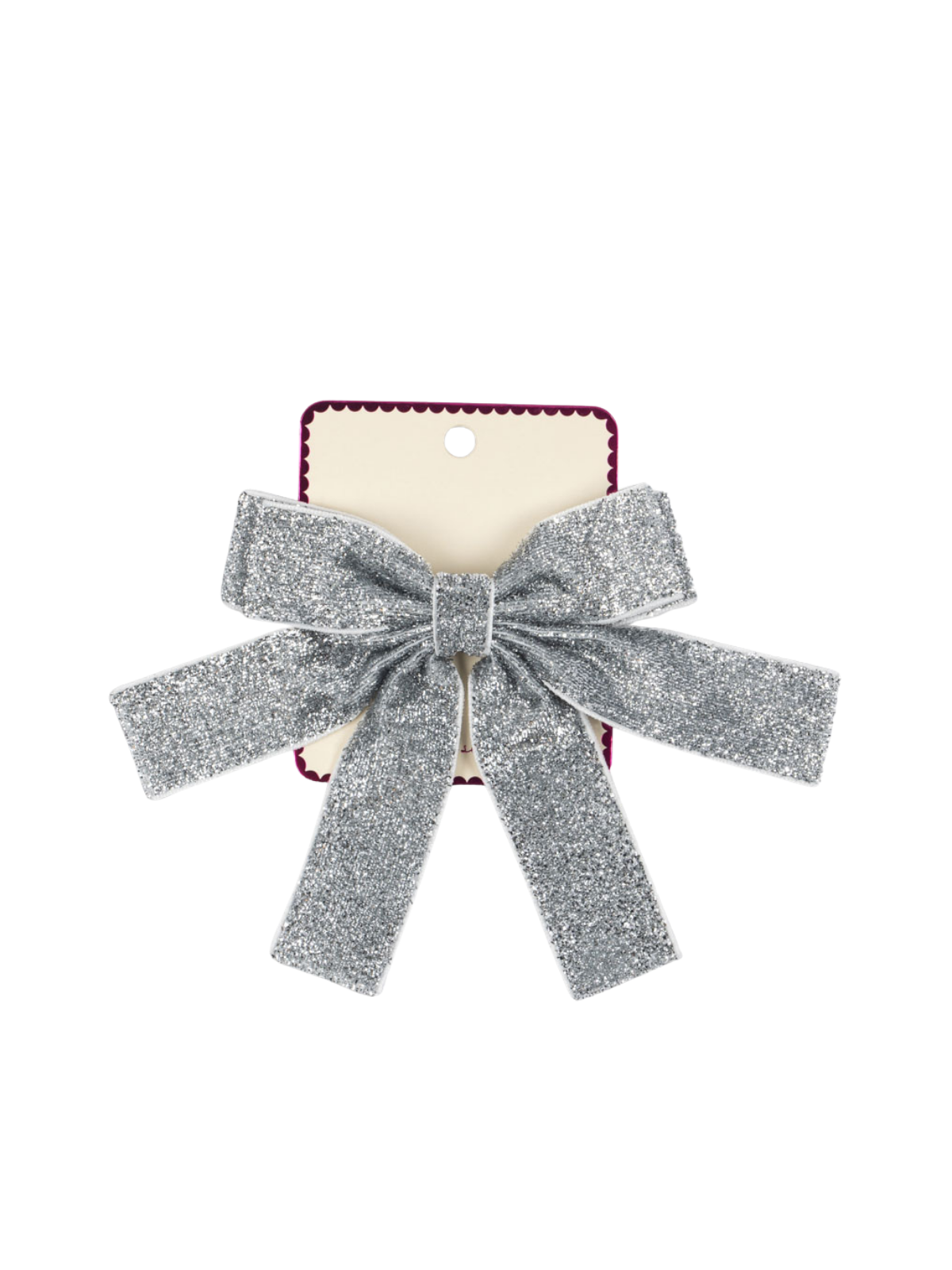 Glitter Hair Barrette Hair Accessories Konges Sløjd Silver