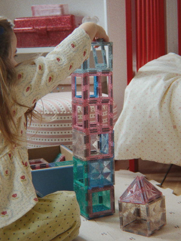 Glitter Magnetic Tiles Games & Puzzles Konges Sløjd
