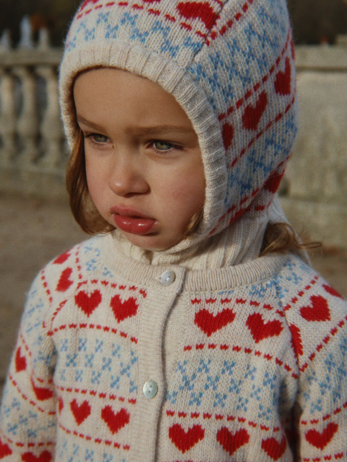 Heart Fair Isle Cardigan Sweaters Konges Sløjd