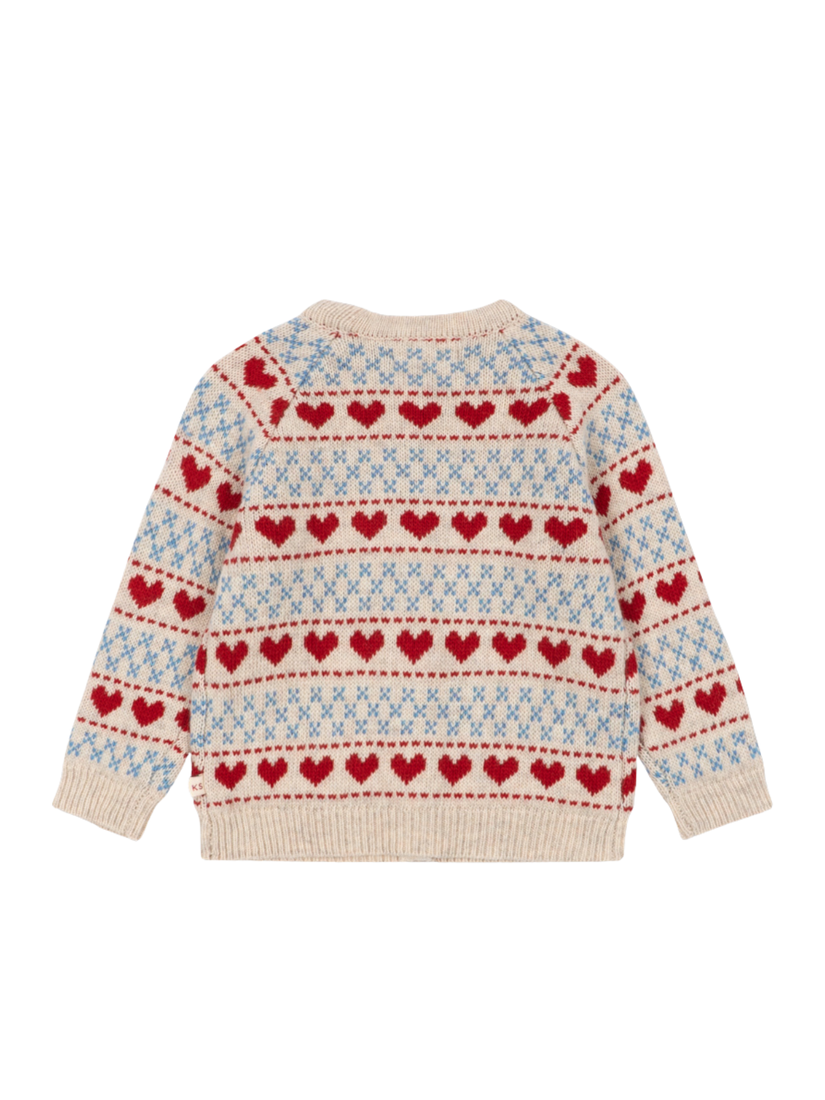 Heart Fair Isle Cardigan Sweaters Konges Sløjd