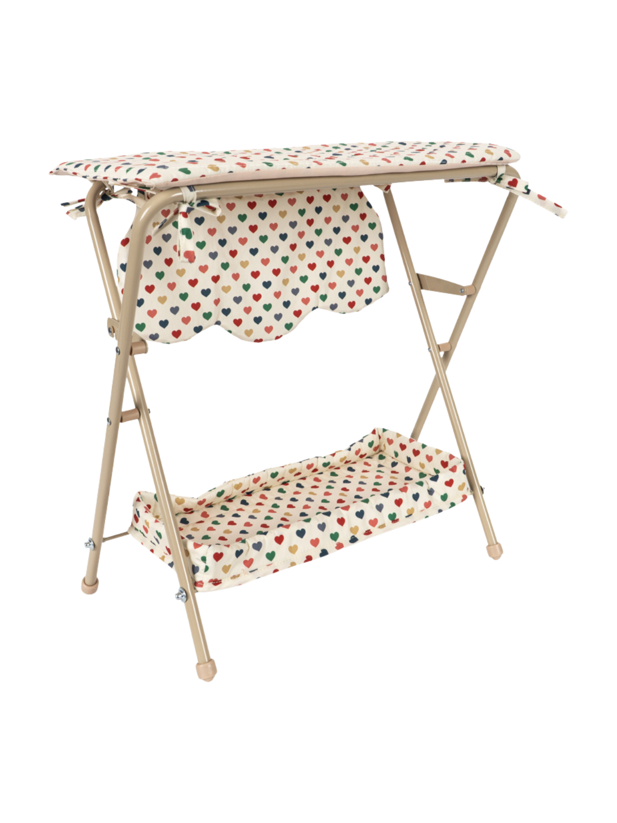 Hearts Doll Changing Table Pretend Play Konges Sløjd