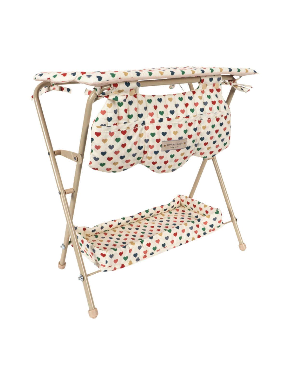 Hearts Doll Changing Table Pretend Play Konges Sløjd