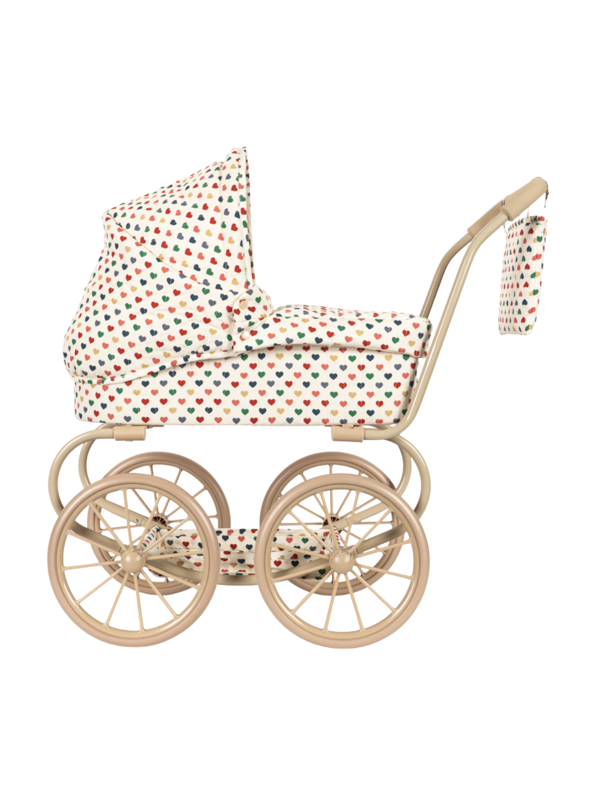 Hearts Minnie Doll Pram Pretend Play Konges Sløjd